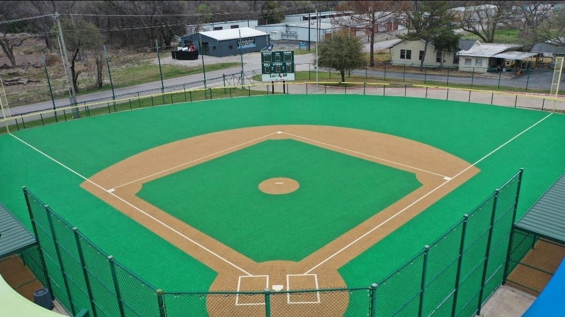 Baseball Field — Elevated View