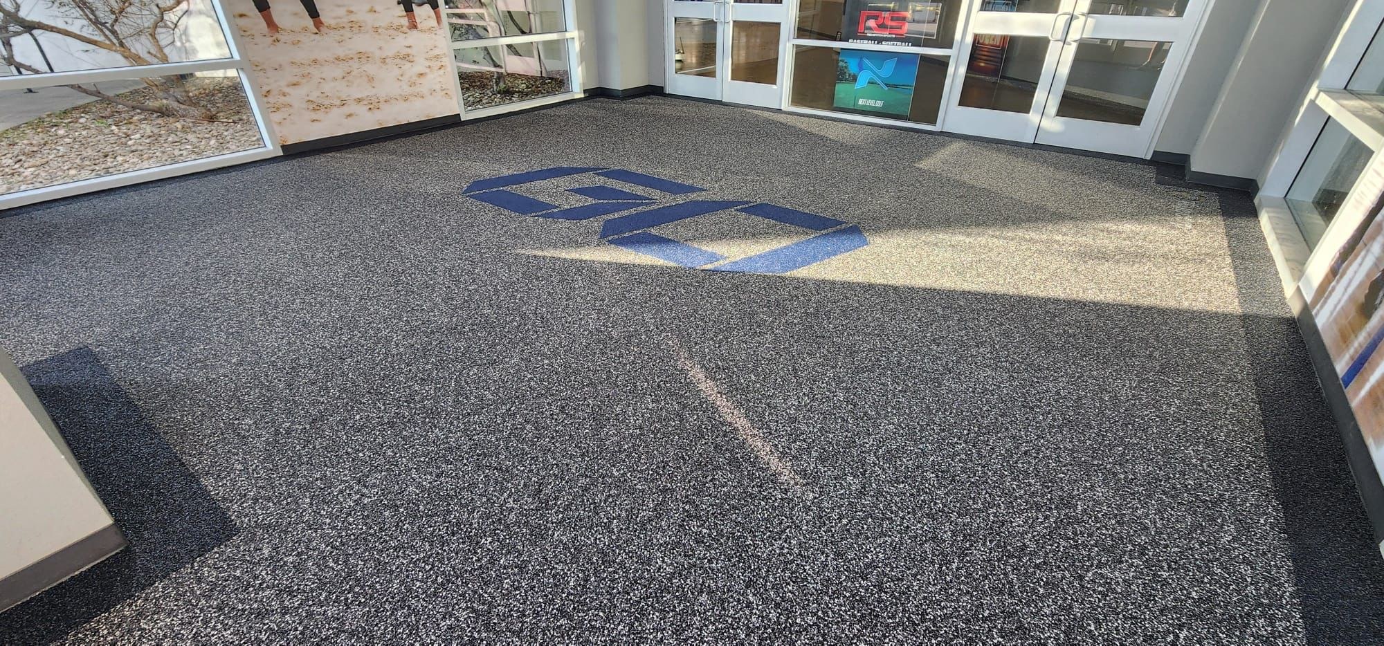 Commercial Entrance — Custom Logo