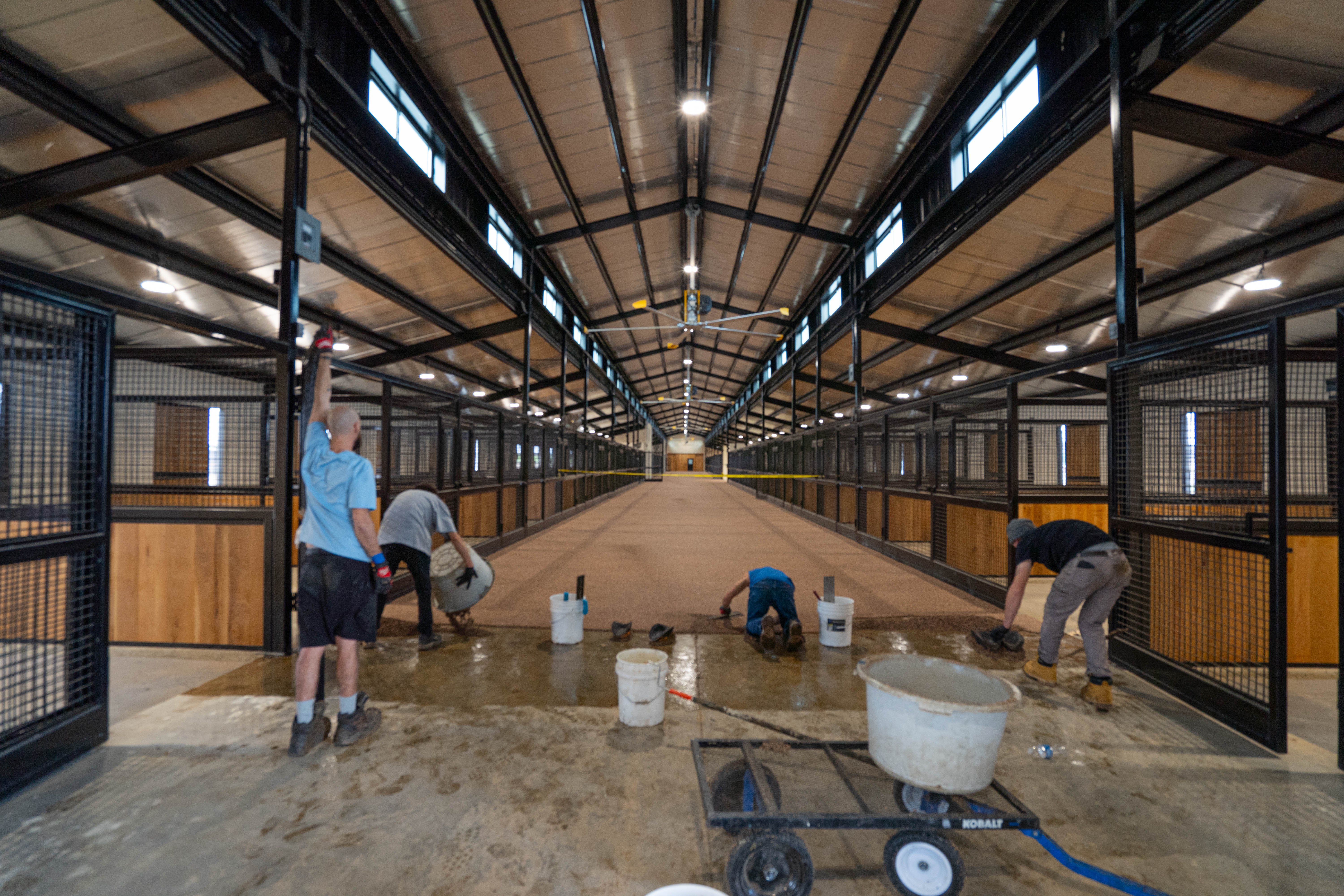 Franklin Farm — Crew Installing