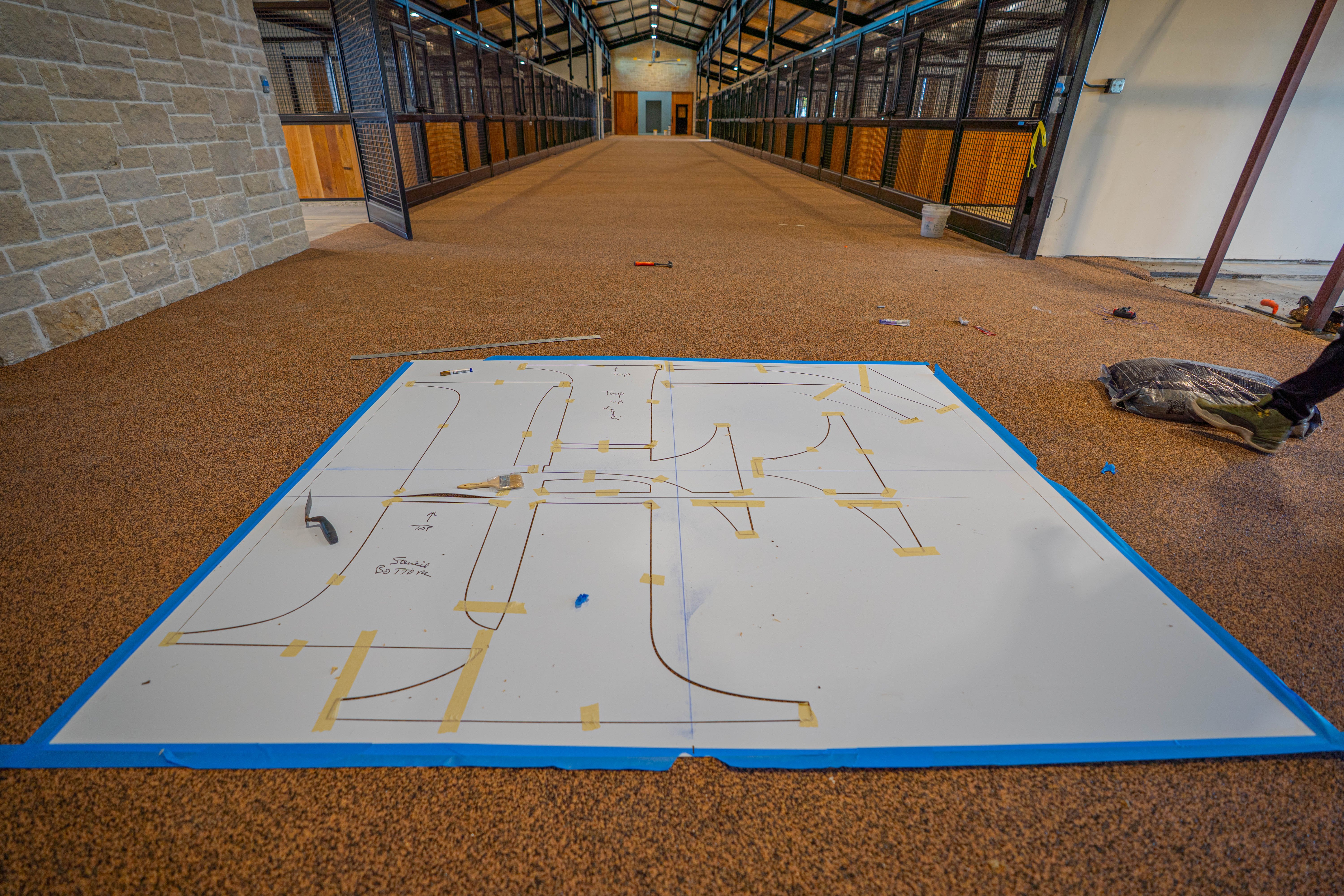 Franklin Farm — Logo Stencil